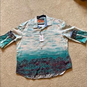 Robert Graham Casual Bottom down shirt